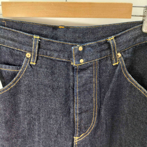 オーレイチョウルイ 0-CHO-RUI  IOS COMFORT インディゴ ワイドデニム マグネットボタン メンズ  34